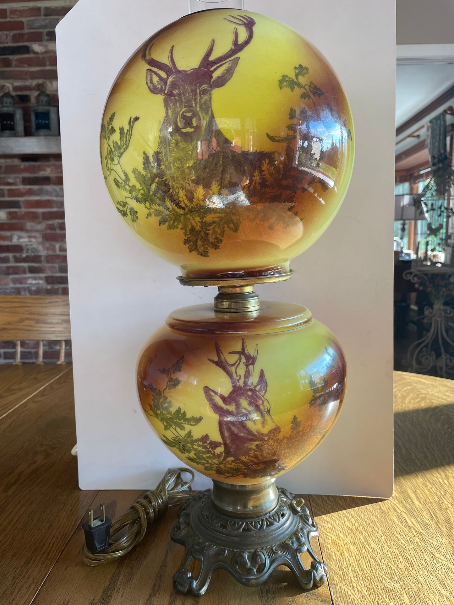 Victorian oil Lamp