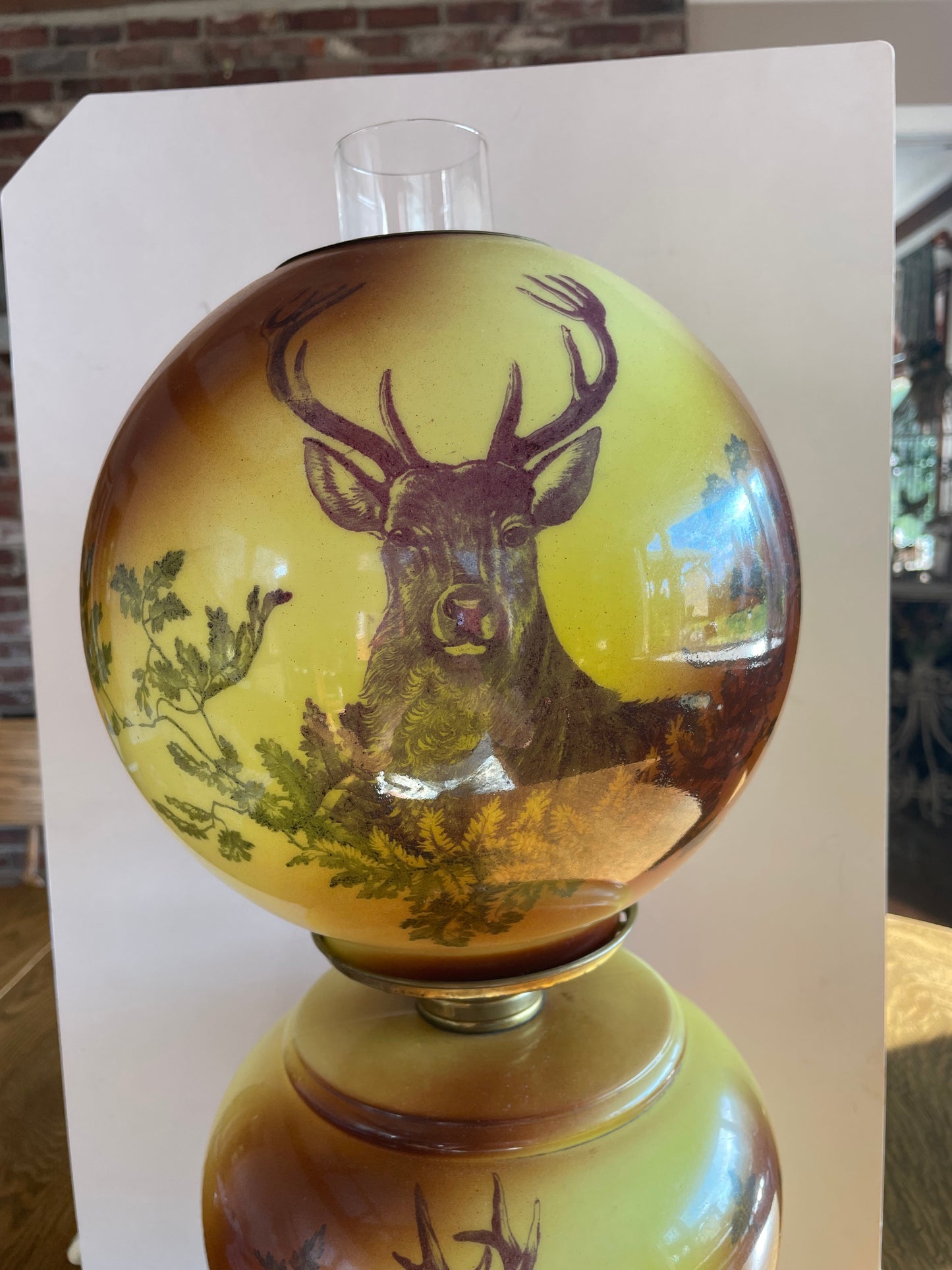Victorian oil Lamp