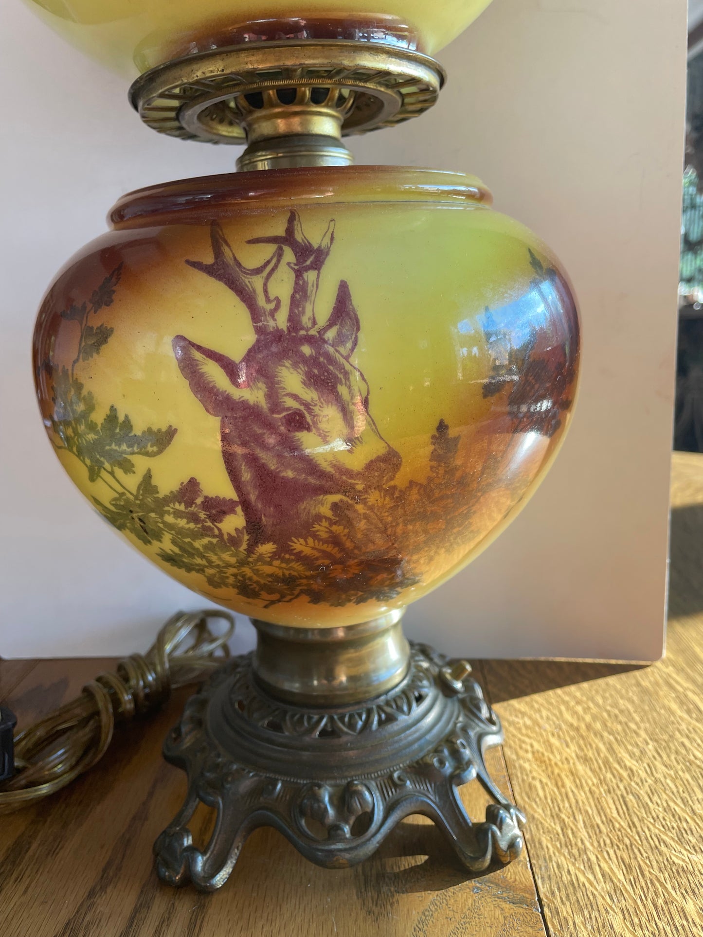 Victorian oil Lamp