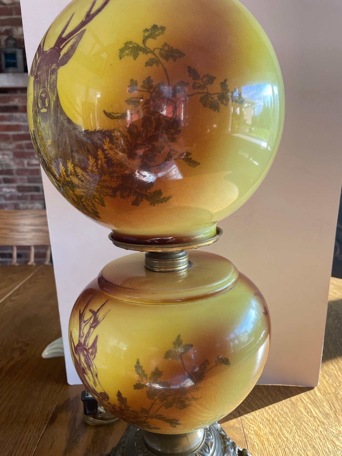 Victorian oil Lamp