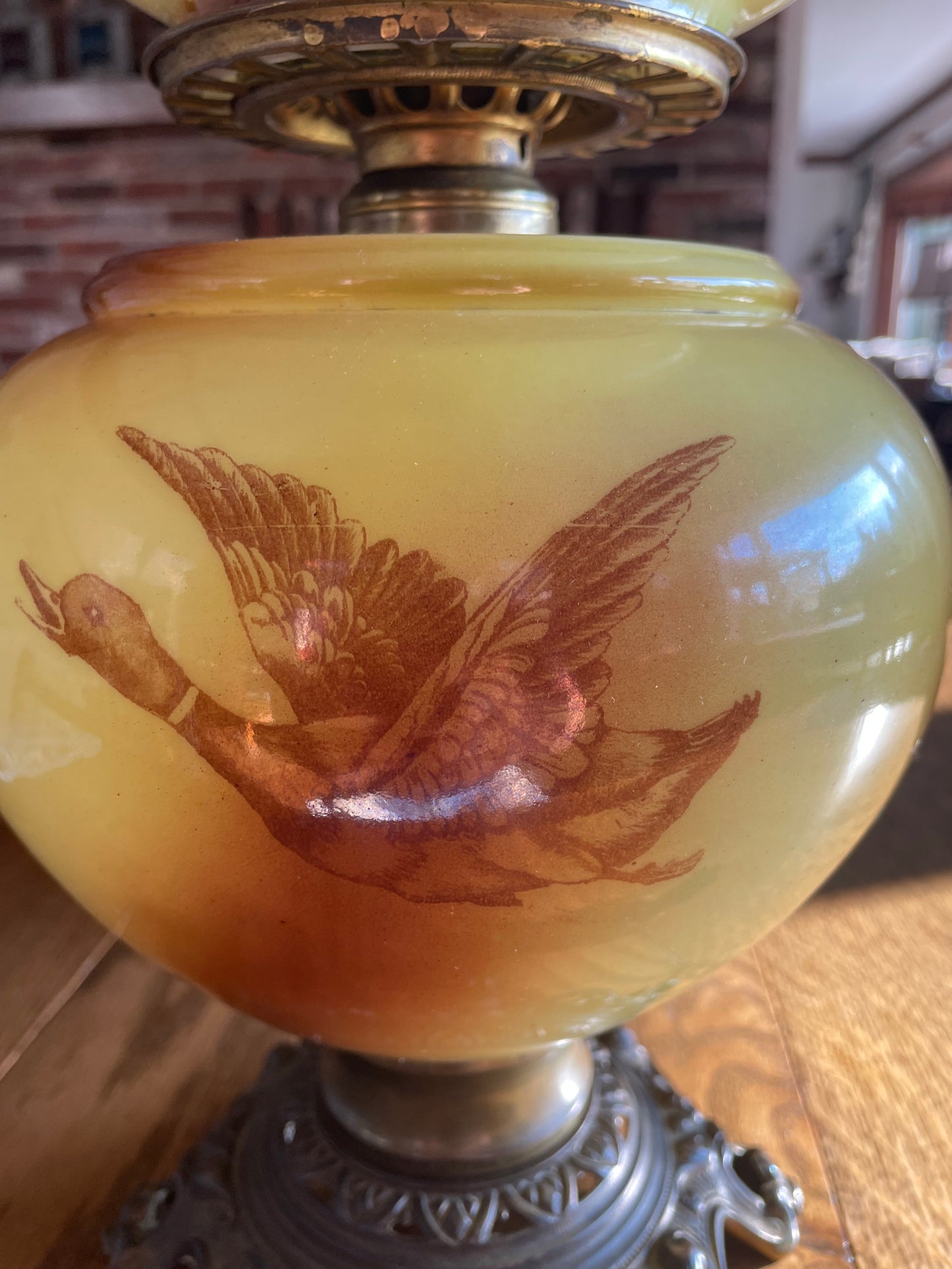 Victorian oil Lamp