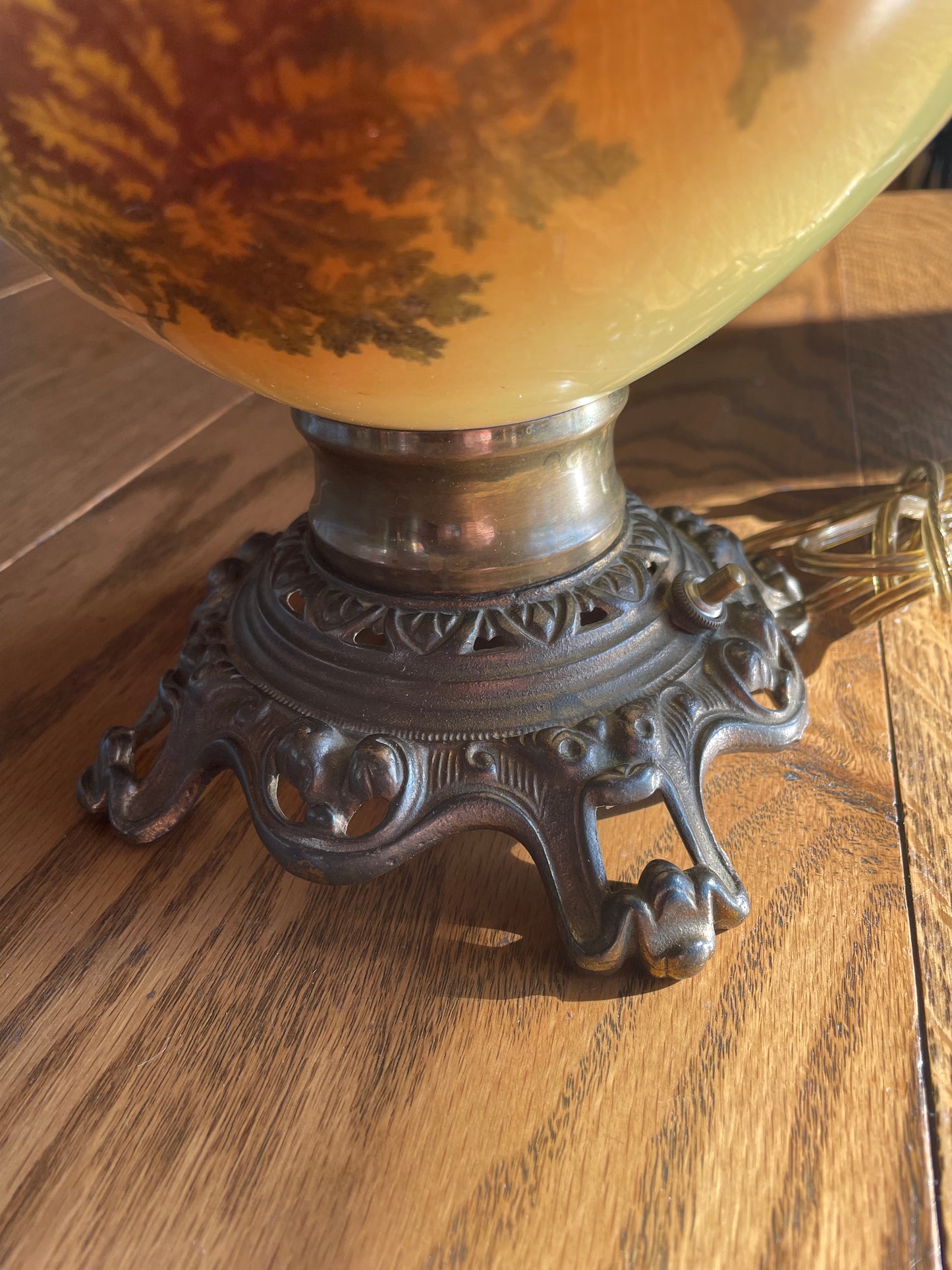 Victorian oil Lamp