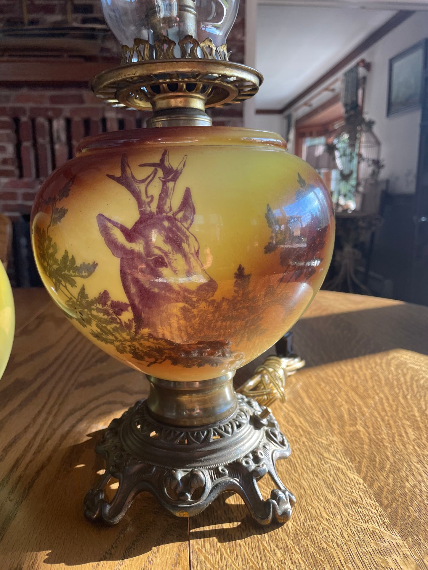 Victorian oil Lamp