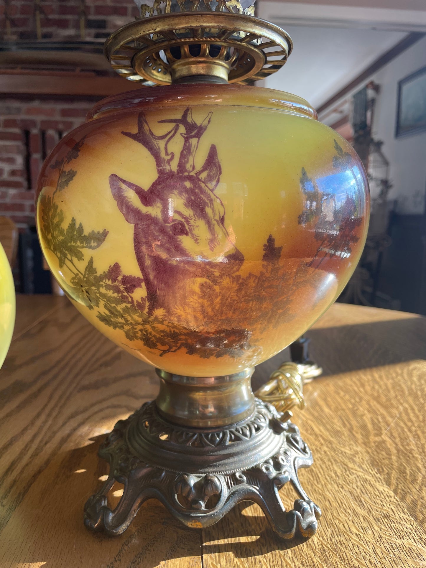 Victorian oil Lamp