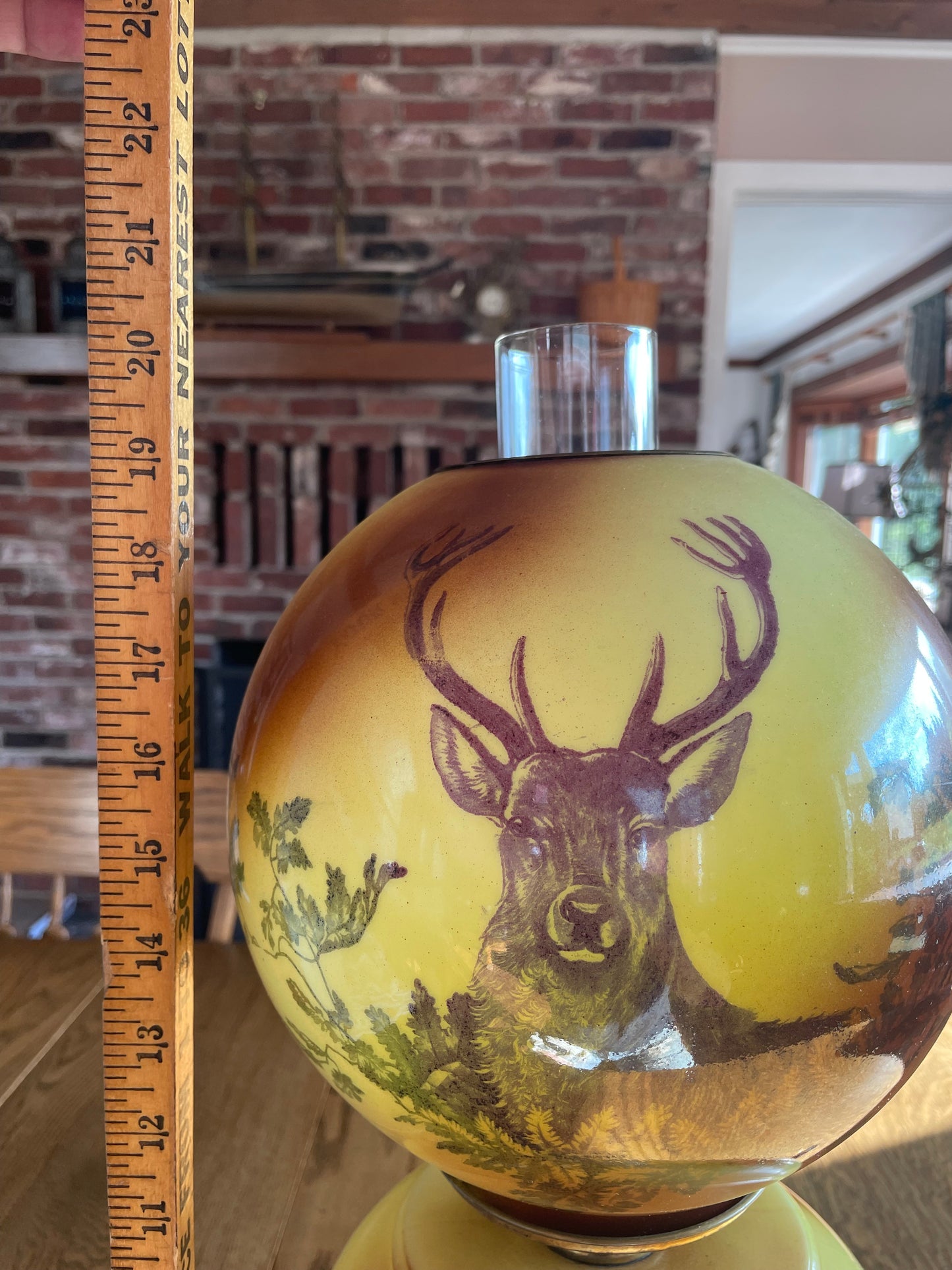 Victorian oil Lamp