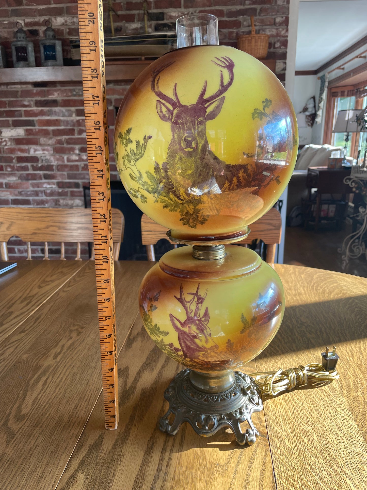 Victorian oil Lamp
