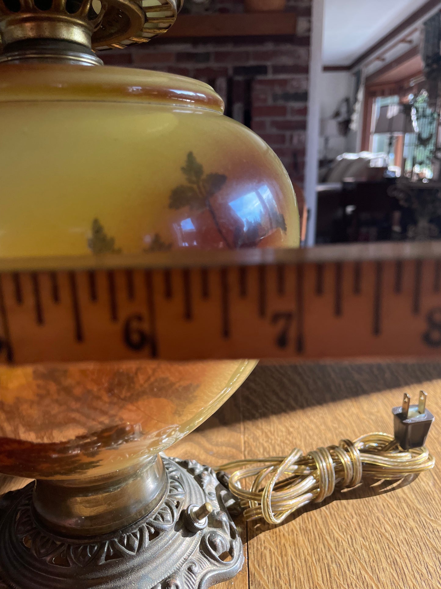 Victorian oil Lamp