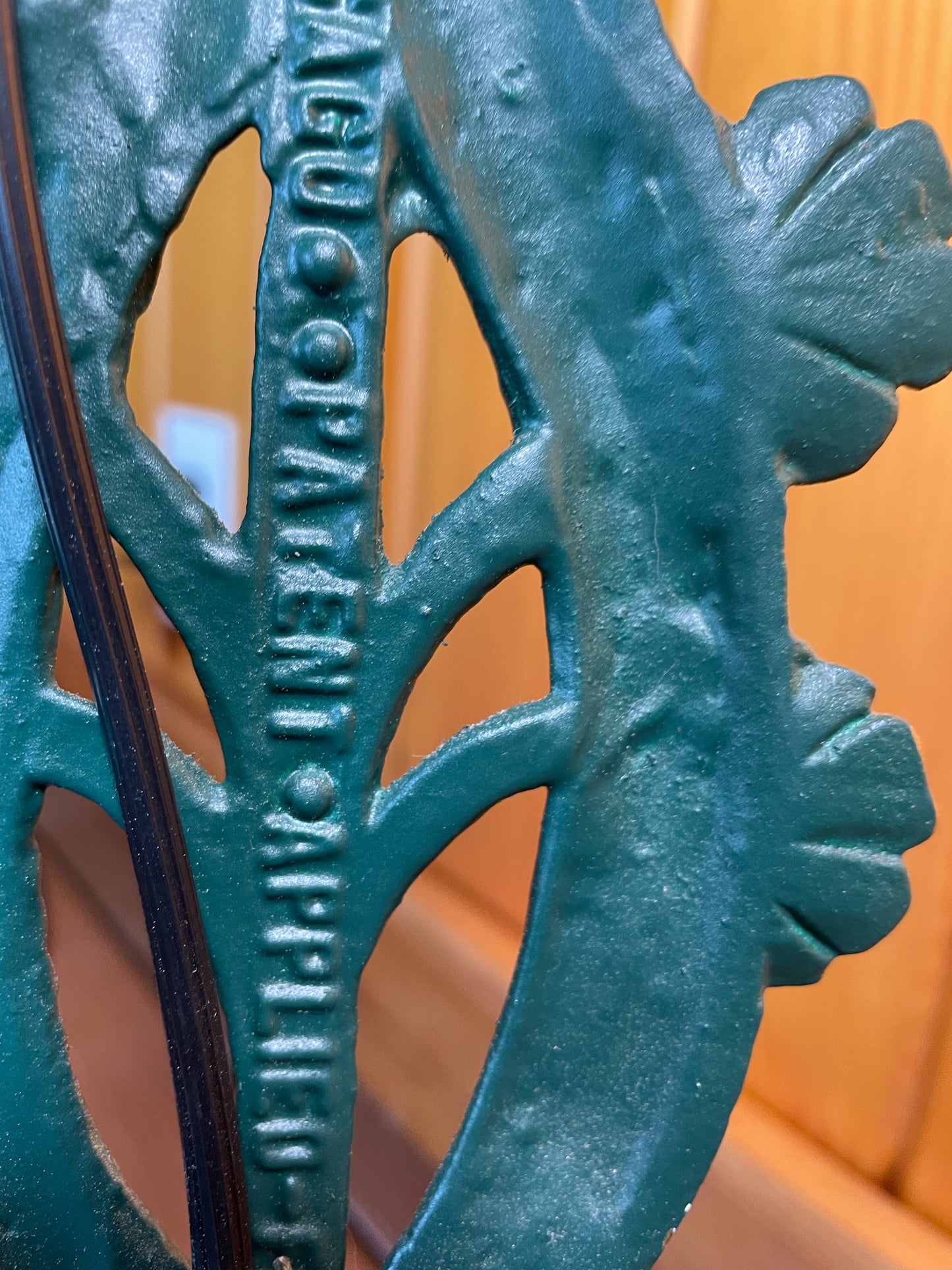 1920's Mermaid Fishbowl Lamp Stand