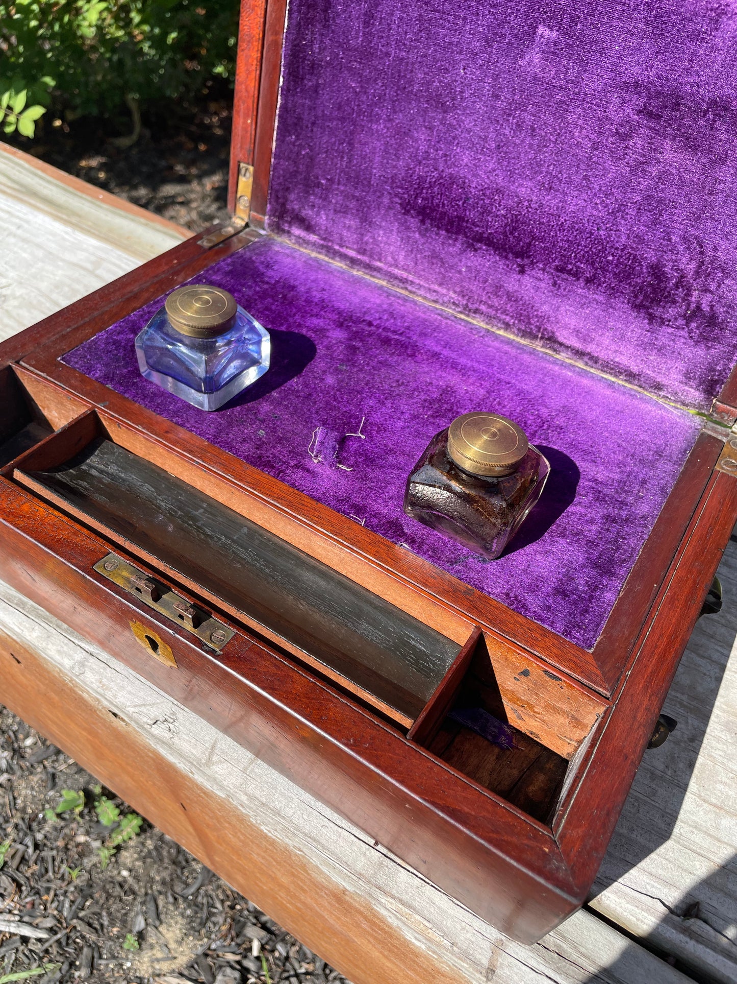 1890-1910 Mahoghany Laptop Writing Desk