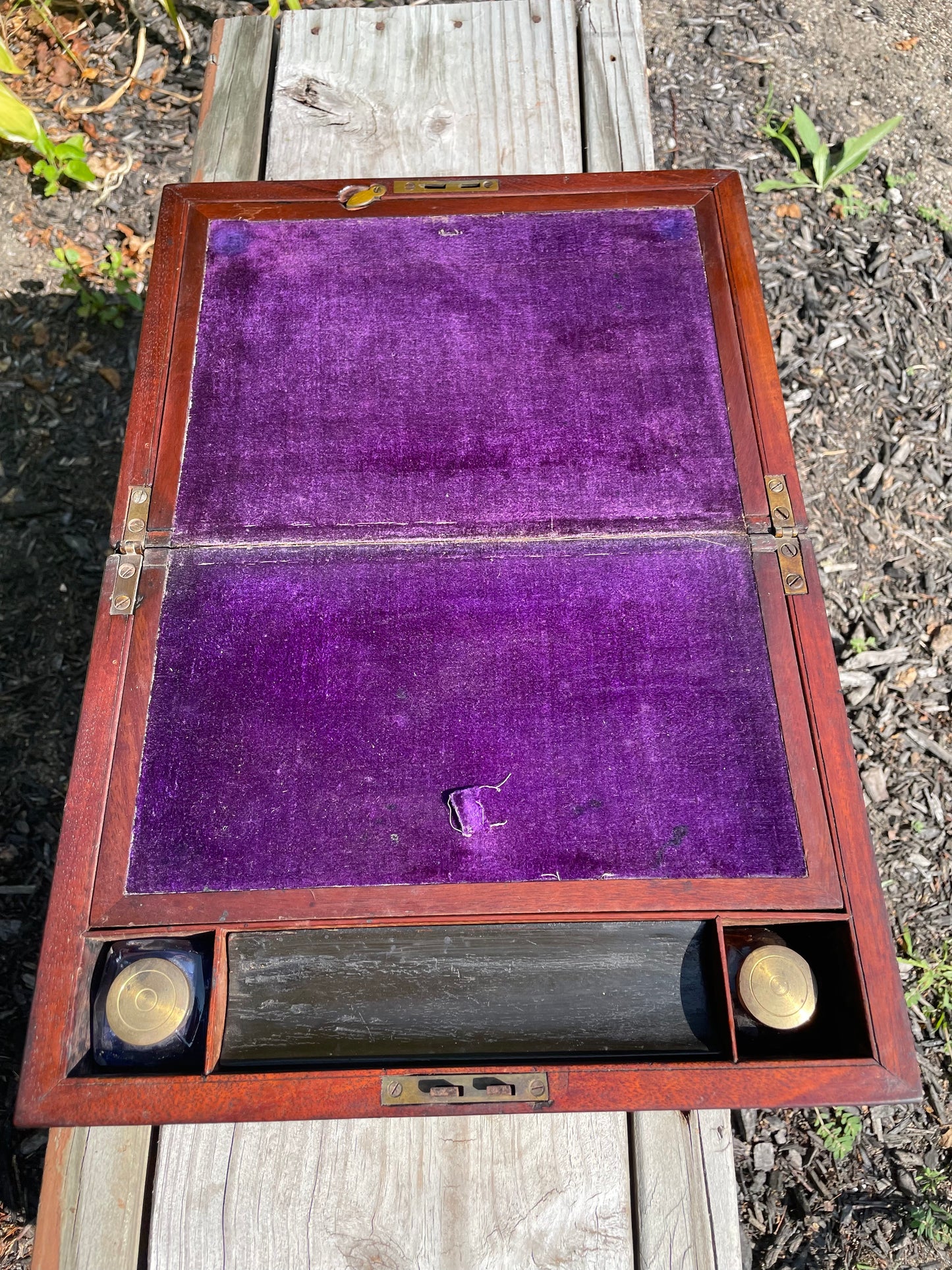 1890-1910 Mahoghany Laptop Writing Desk