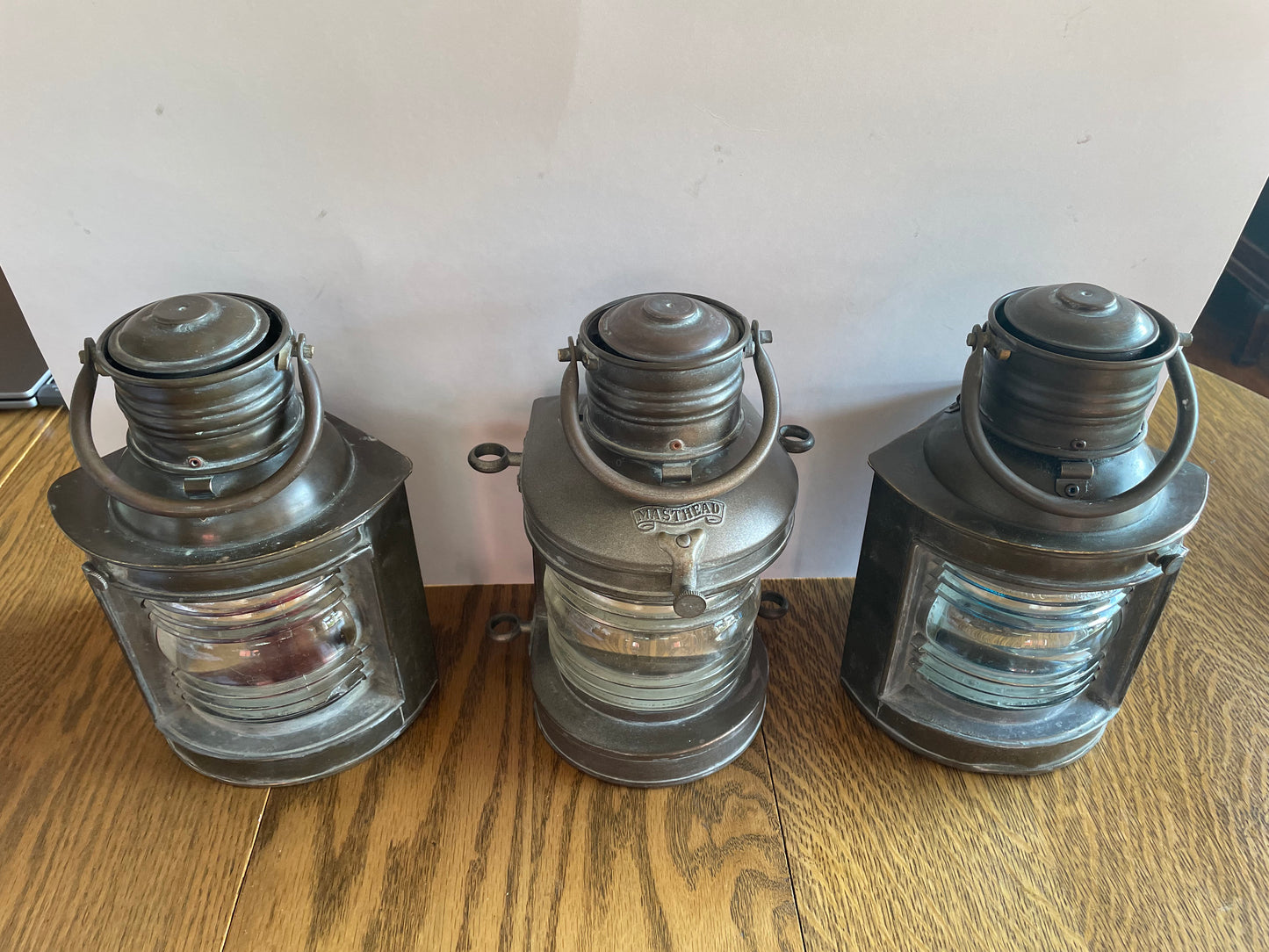 Set Of 3 Ships Lanterns