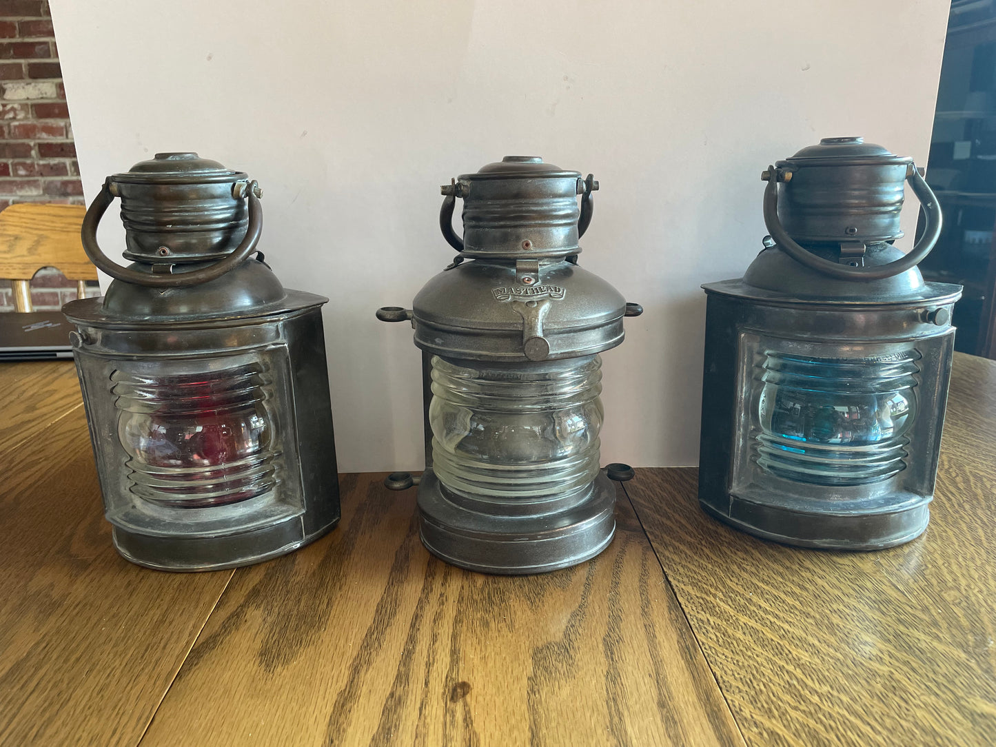 Set Of 3 Ships Lanterns