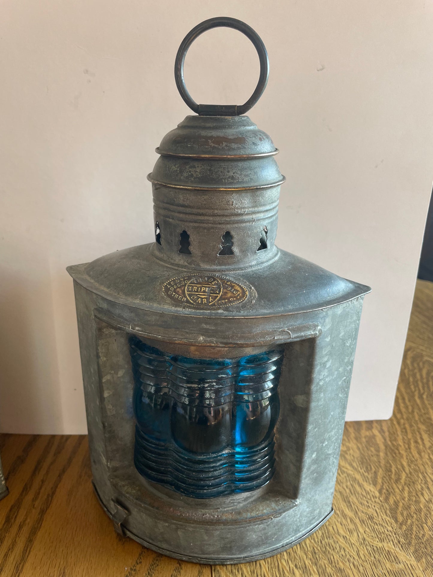 Pair of Port & Starboard ships lanterns