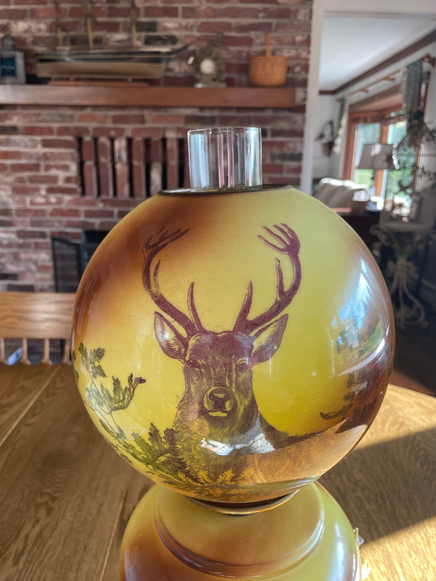 Victorian oil Lamp