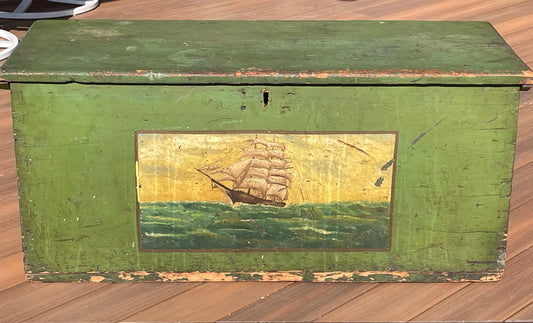 1850's New England Sailors Sea Chest