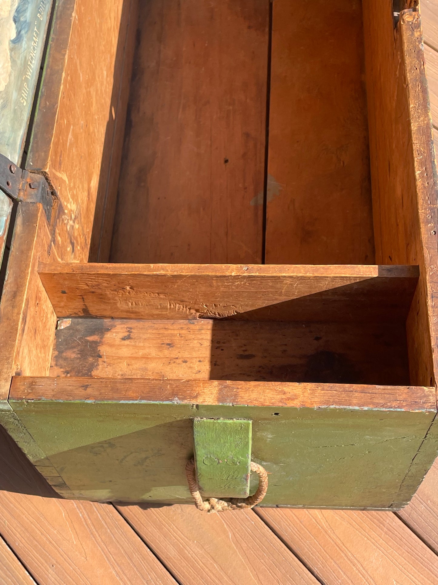 1850's New England Sailors Sea Chest